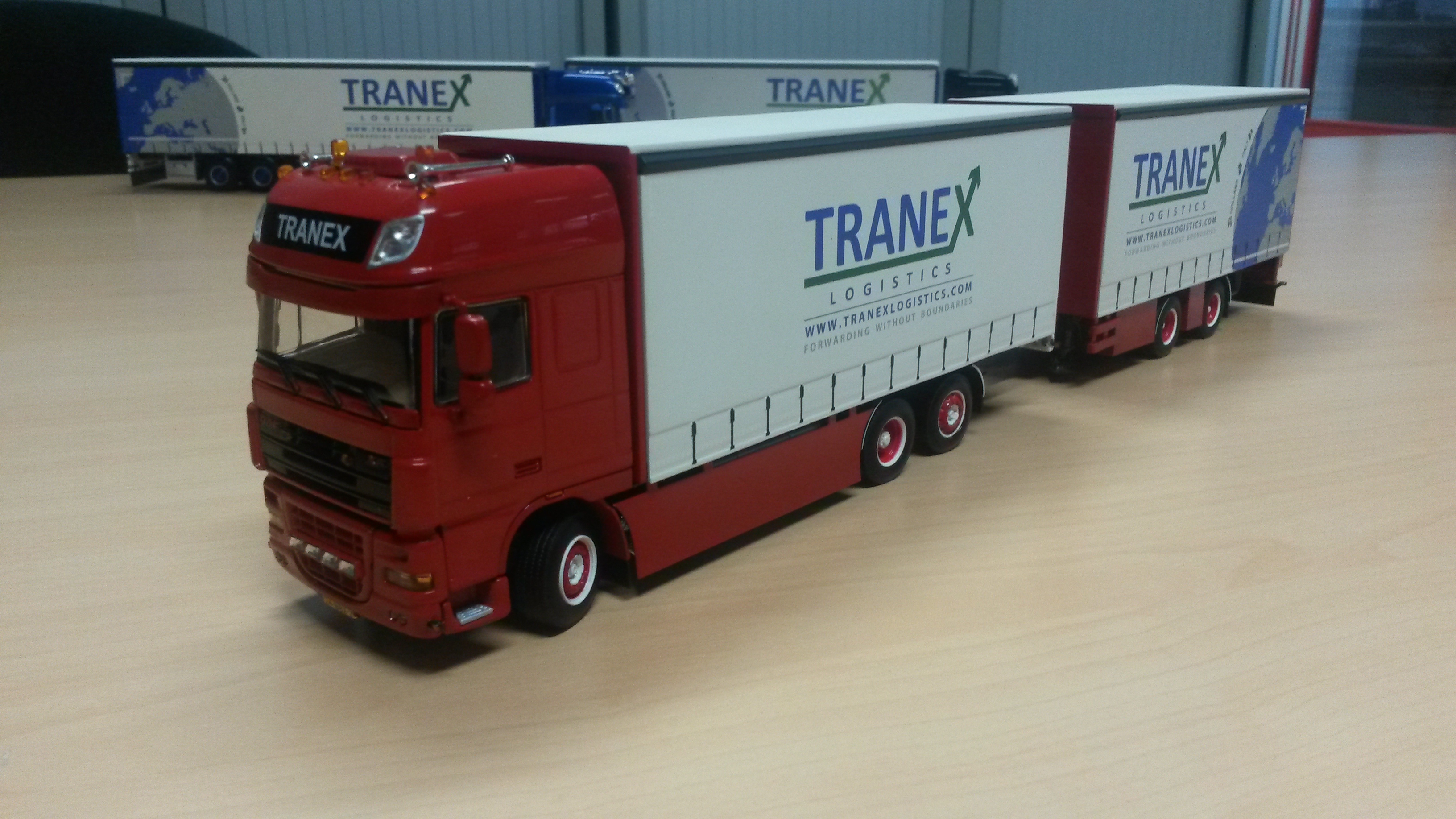 Schaalmodellen Tranex Logistics | Tranex